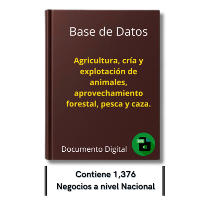 Directorio de Empresas de Agricultura Y Pesca 2025 - 1,376 Empresas u organizaciones.