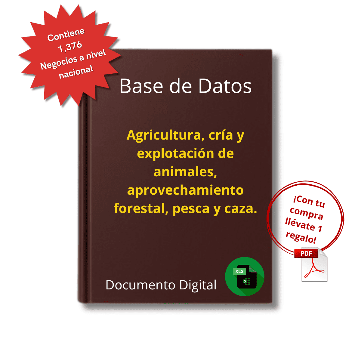 Base de Datos Empresarial de Agricultura Y Pesca 2025 - 1,376 Empresas u organizaciones.