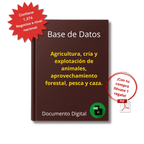 Base de Datos Empresarial de Agricultura Y Pesca 2025 - 1,376 Empresas u organizaciones.