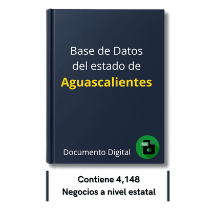 Directorio de Empresas del Estado de Aguascalientes 2025 - 4,148 Empresas u organizaciones.