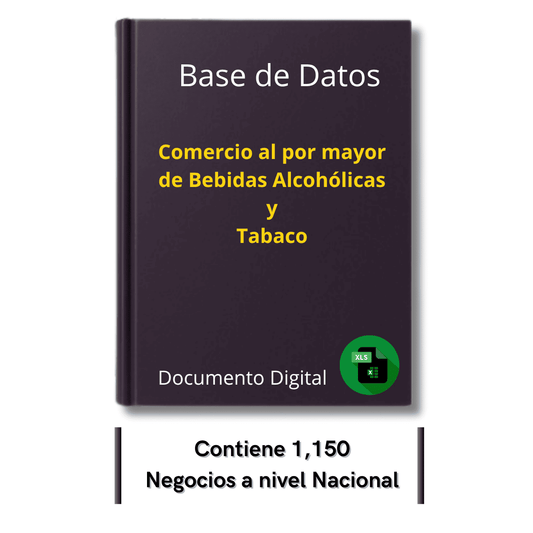 Directorio de Empresas de Comercio Mayorista de Bebidas Alcohólicas y Tabaco 2025 - 1,150 Negocios