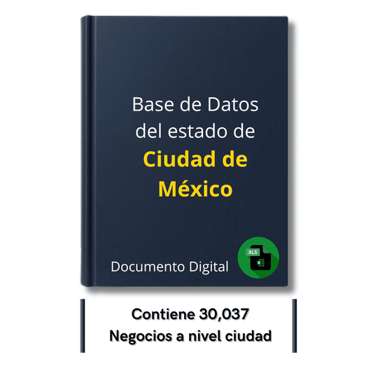 Directorio de Empresas de la Ciudad de México 2025 - 30,037 Empresas u organizaciones.
