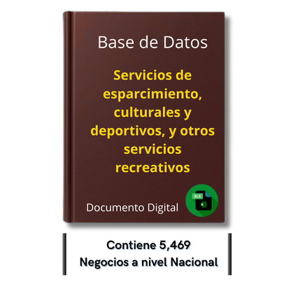 Directorio de Empresas de Esparcimiento y Cultura 2025 - 5,469 Empresas u organizaciones.