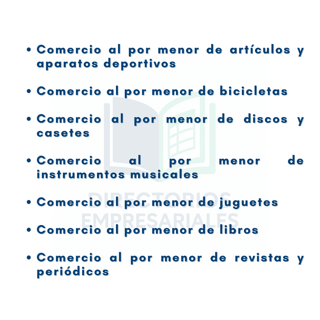 Base de Datos Empresarial de Comercio Minorista de Cultura, Entretenimiento y Ocio 2025 - 7,535 Negocios