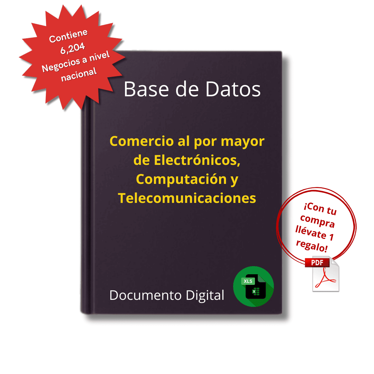 Base de Datos Empresarial de Comercio Mayorista de Electrónicos, Computación, Telecomunicaciones y Oficina 2025 - 6,204 Negocios