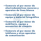 Base de Datos Empresarial de Comercio Minorista de Electrónicos, Electrodomésticos y Comunicaciones 2025 - 11,213 Negocios