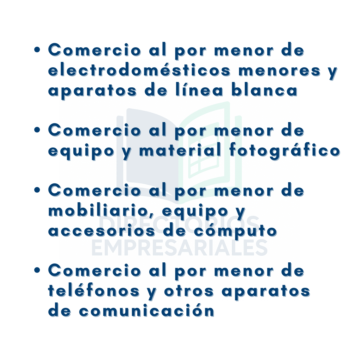 Directorio de Empresas de Comercio Minorista de Electrónicos, Electrodomésticos y Comunicaciones 2025 - 11,213 Negocios