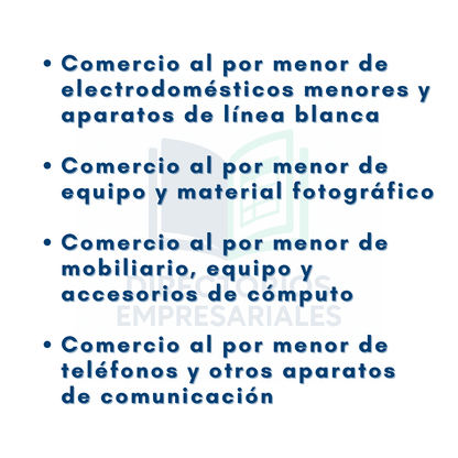Directorio de Empresas de Comercio Minorista de Electrónicos, Electrodomésticos y Comunicaciones 2025 - 11,213 Negocios