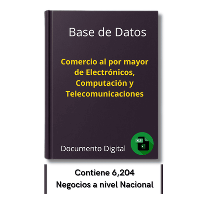 Directorio de Empresas Mayoristas de Electrónicos, Computación, Telecomunicaciones y Oficina 2025 - 6,204 Negocios