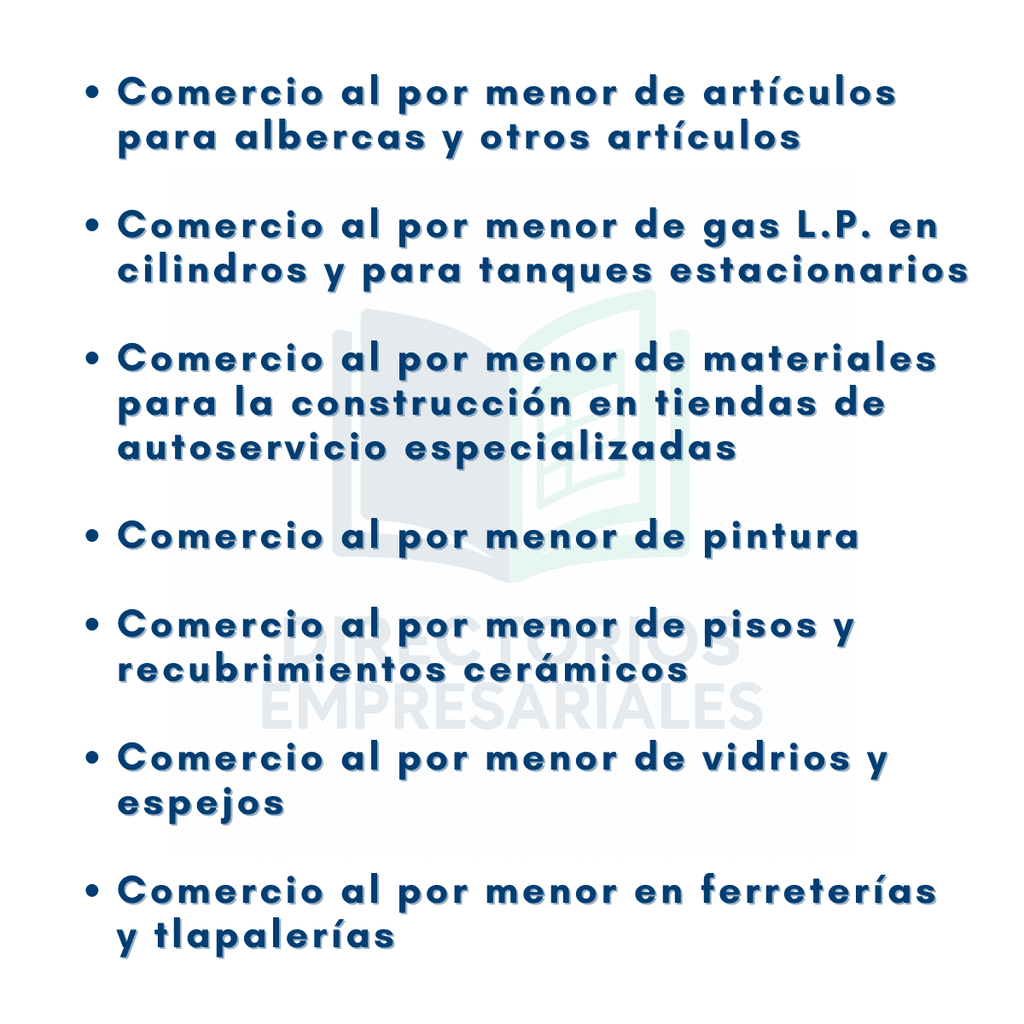 Base de Datos Empresarial de Comercio Minorista de Ferretería, Construcción y Materiales 2025 - 31,331 Negocios