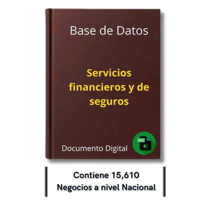Directorio de Empresas de Finanzas y Seguros 2025 - 15,610 Empresas u organizaciones.