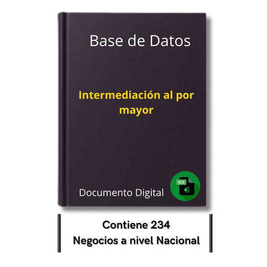 Directorio de Empresas de Intermediarios mayoristas 2025 - 234 Negocios