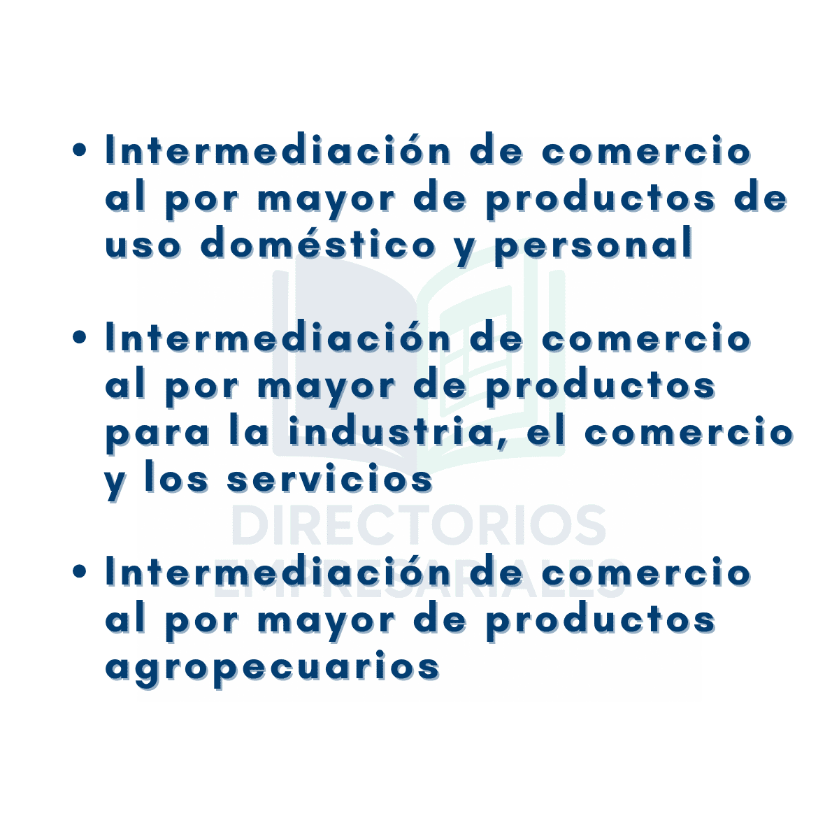 Directorio de Empresas de Intermediarios mayoristas 2025 - 234 Negocios