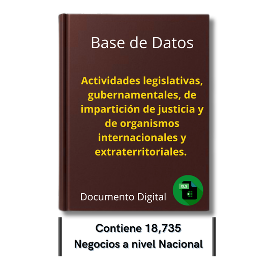 Directorio de Empresas de Legislativo Y Gubernamental 2025 - 18,735 Empresas u organizaciones.