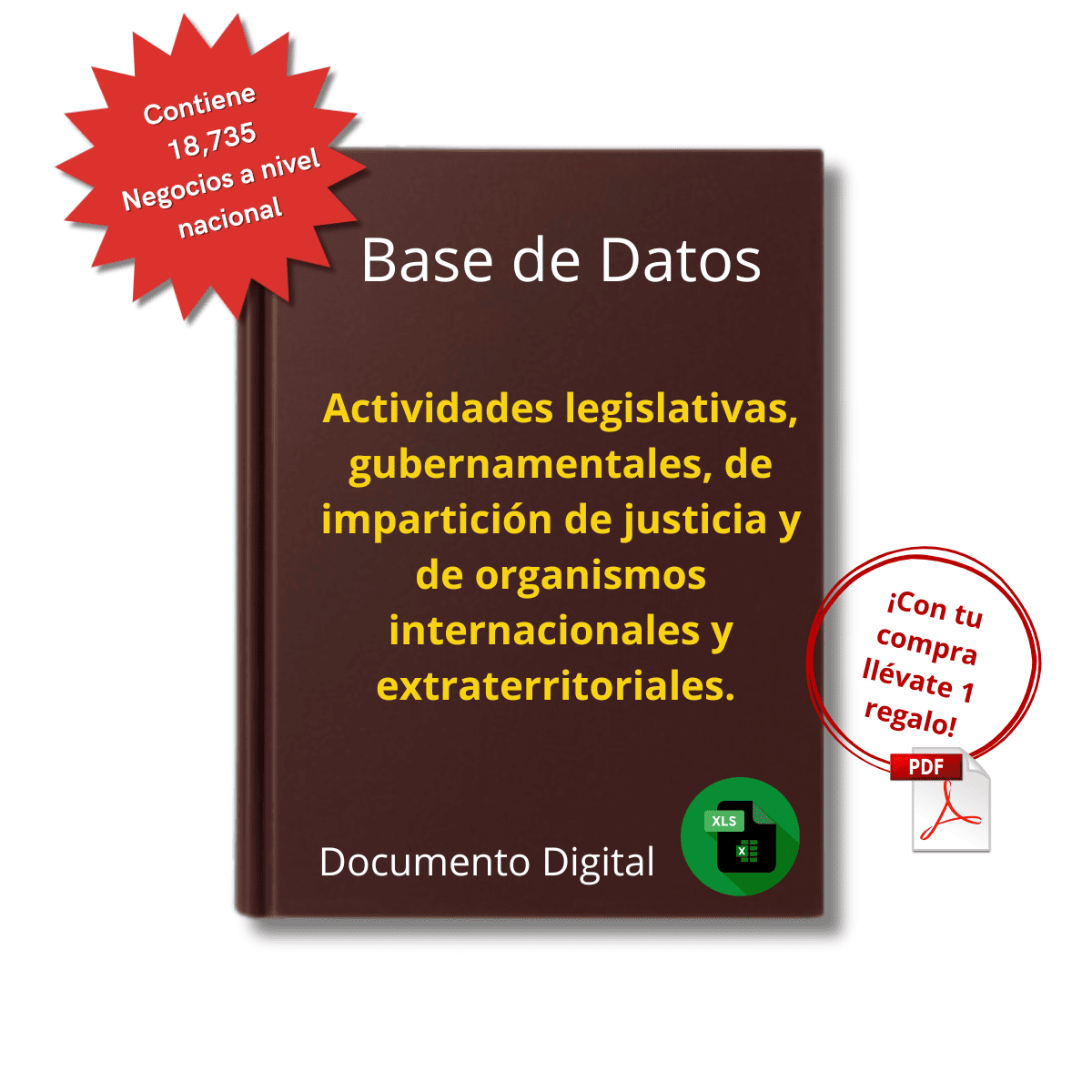 Base de Datos Empresarial de Legislativo Y Gubernamental 2025 - 18,735 Empresas u organizaciones.