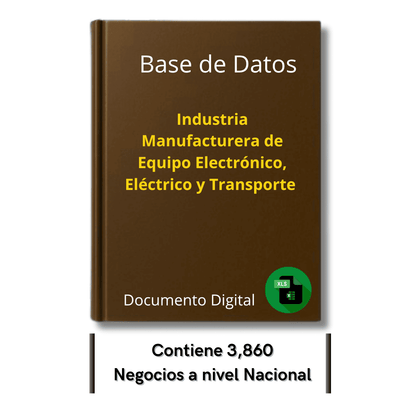 Directorio de Empresas de Manufactura de Equipo Electrónico, Eléctrico y de Transporte 2025 - 3,860 Negocios