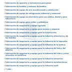 Base de Datos Empresarial de Manufactura de Maquinaria y Equipo 2025 - 2,527 Negocios