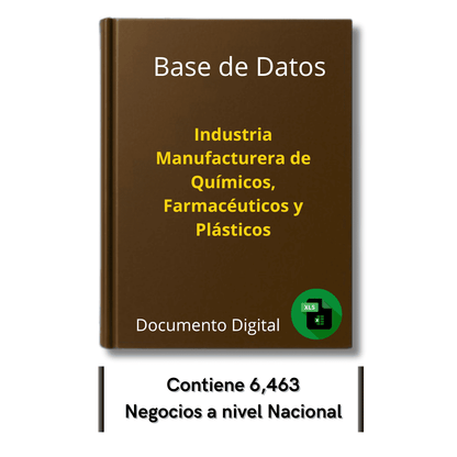 Directorio de Empresas de Manufactura de Químicos, Farmacéuticos y Plásticos 2025 - 6,463 Negocios