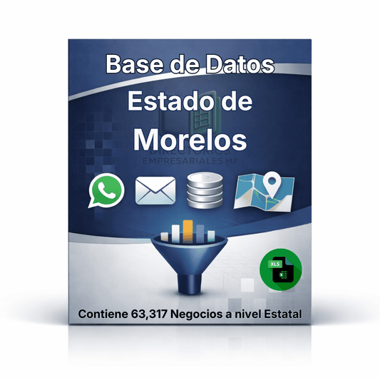 Directorio de Empresas del Estado de Morelos 2026 - 63,317 Empresas u organizaciones.