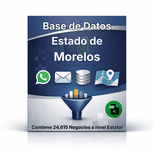 Directorio de Empresas del Estado de Morelos 2026 - 24,615 Empresas u organizaciones.