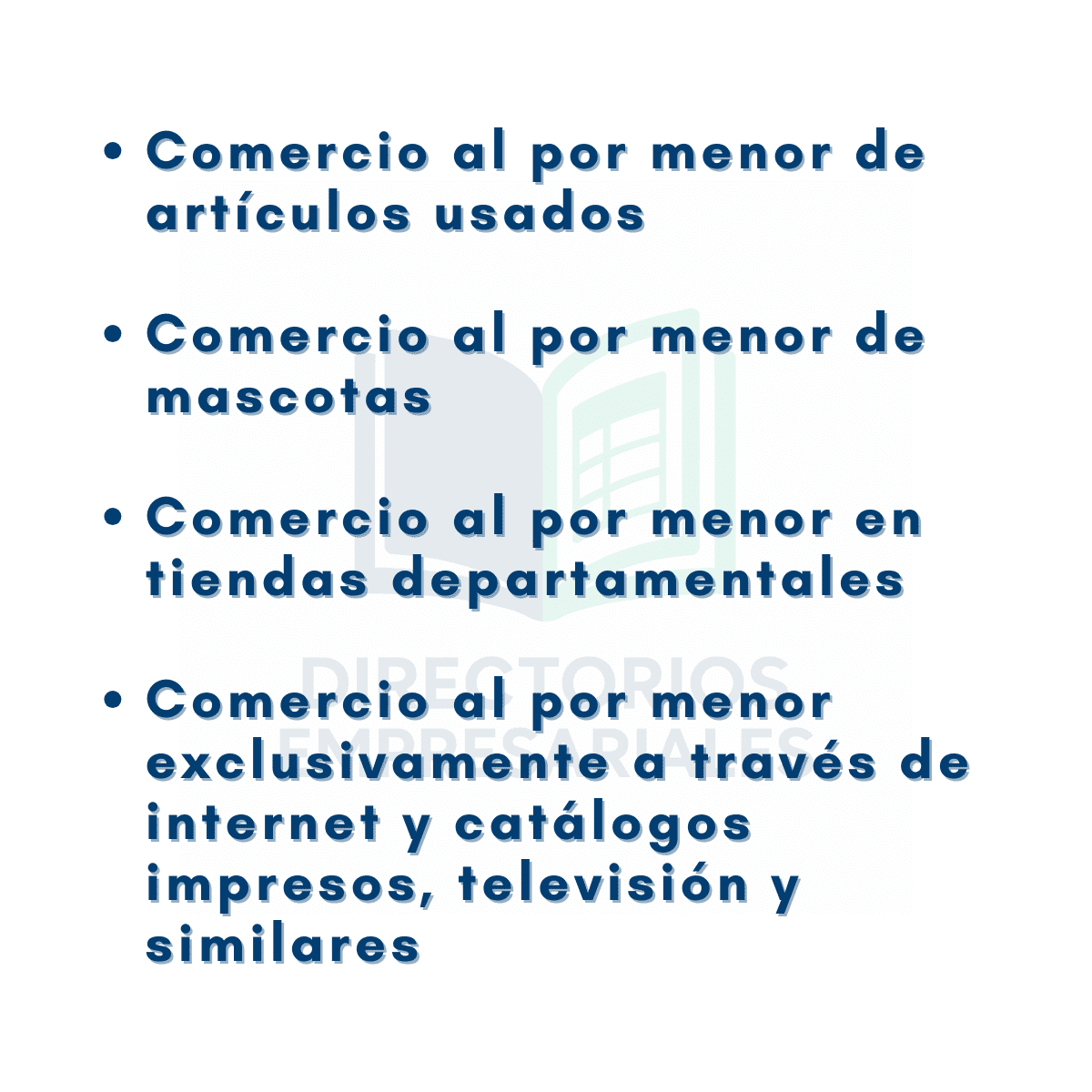 Directorio de Empresas de Comercio Minorista de No Presencial y Artículos Varios 2025 - 3,834 Negocios