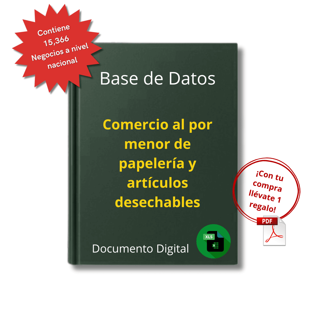Base de Datos Empresarial de Comercio Minorista de Papelería y Artículos Desechables 2025 - 15,366 Negocios
