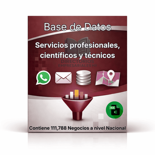 Directorio de Empresas de Profesionales y Técnicos 2026 - 111,788 Empresas u organizaciones.