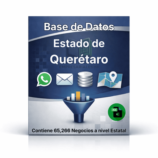 Directorio de Empresas del Estado de Querétaro 2026 - 65,266 Empresas u organizaciones.