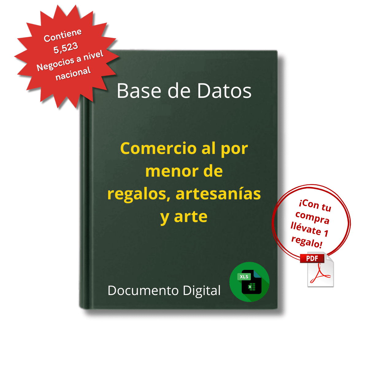 Base de Datos Empresarial de Comercio Minorista de Regalos, Artesanías y Arte 2025 - 5,523 Negocios