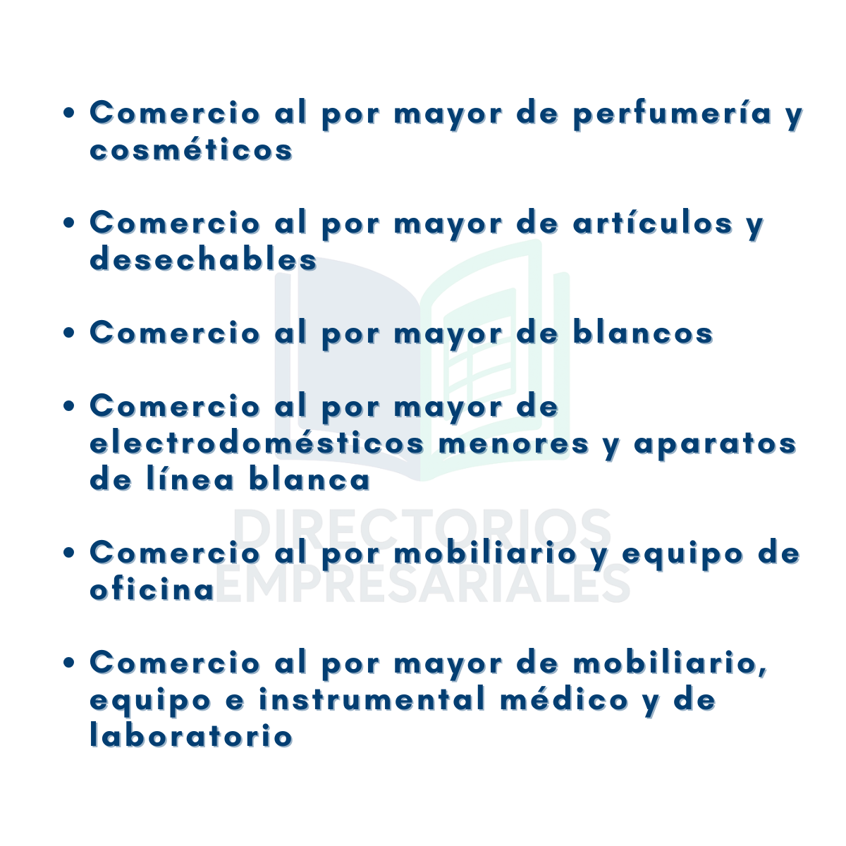 Directorio empresarial de Comercio al por mayor de Salud, Belleza y Hogar 2025 - 4,115 Negocios - Directorios Empresariales MX