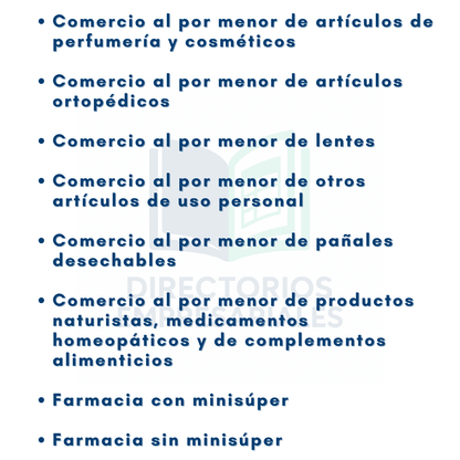 Directorio de Empresas de Comercio Minorista de Salud, Belleza y Farmacia 2025 - 39,430 Negocios