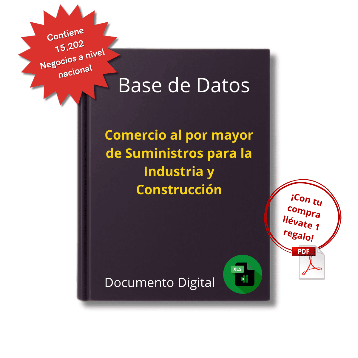 Base de Datos Empresarial de Comercio Mayorista de Suministros para la Industria y Construcción 2025 - 15,202 Negocios