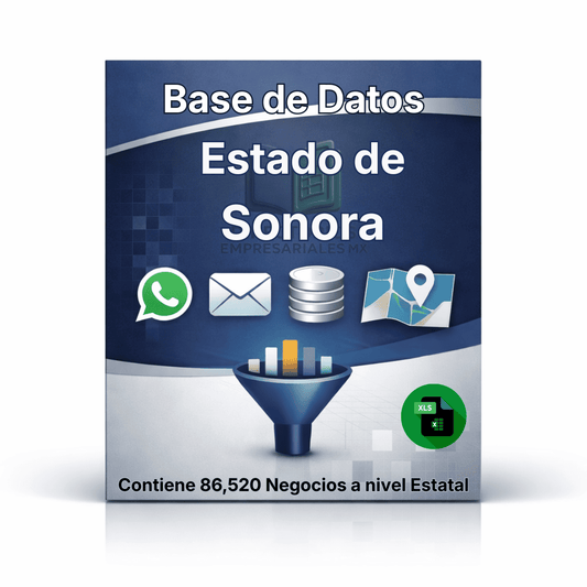 Directorio de Empresas del Estado de Sonora 2026 - 86,604 Empresas u organizaciones.
