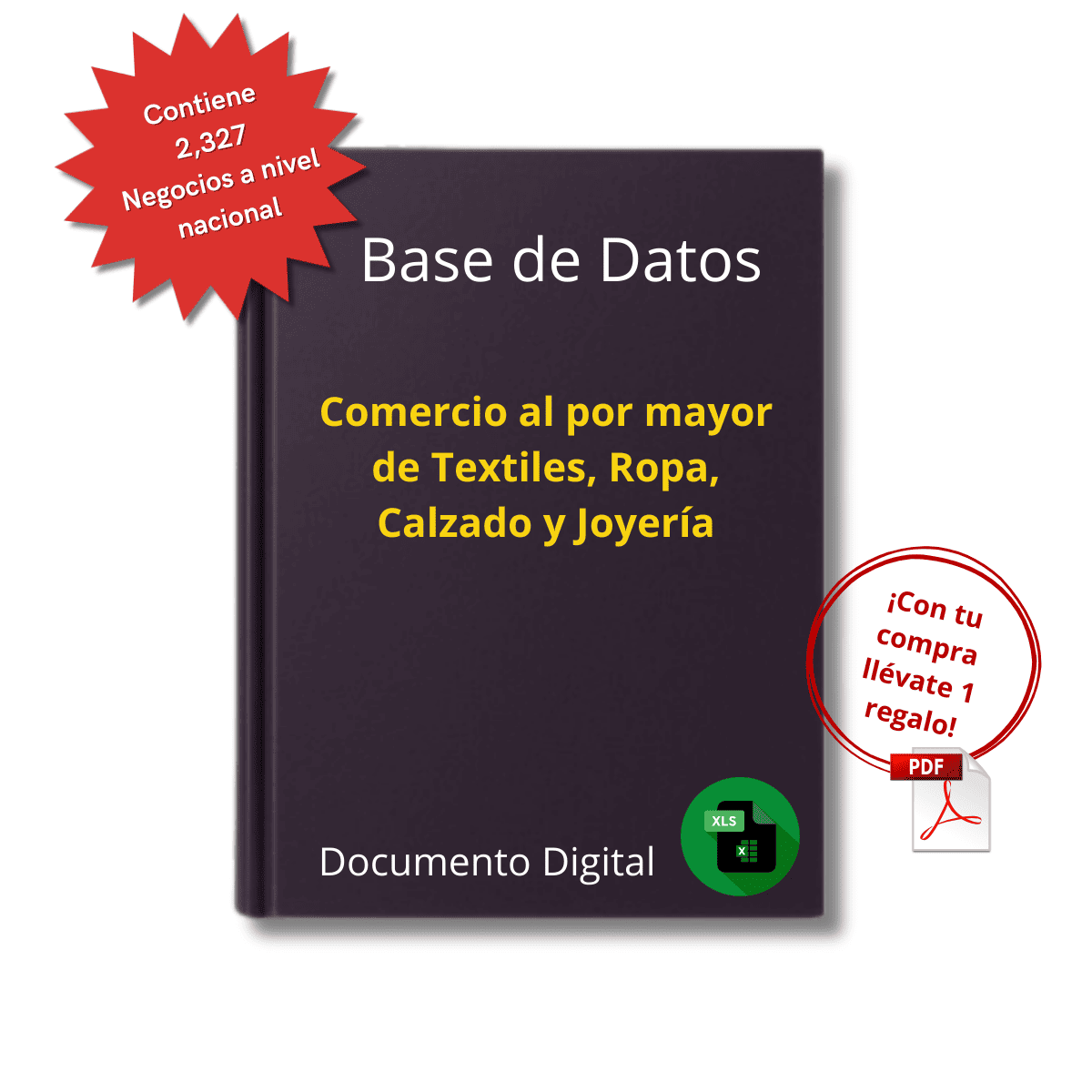 Base de Datos Empresarial de Comercio Mayorista de Textiles, Ropa y Calzado 2025 - 2,327 Negocios